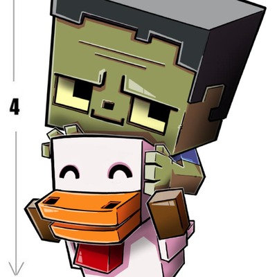 Chicken jockey sticker (new)