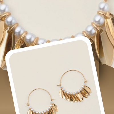 Bloom and glow hoop earrings - final sale - Thumbnail 2