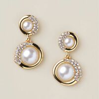 Radiant Pave Pearly Set - FINAL SALE - Thumbnail 2