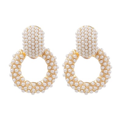 Exaggerated Circle Earrings for Women β Bold Alloy Hoop Fashion Accessories | Statement Jewelry