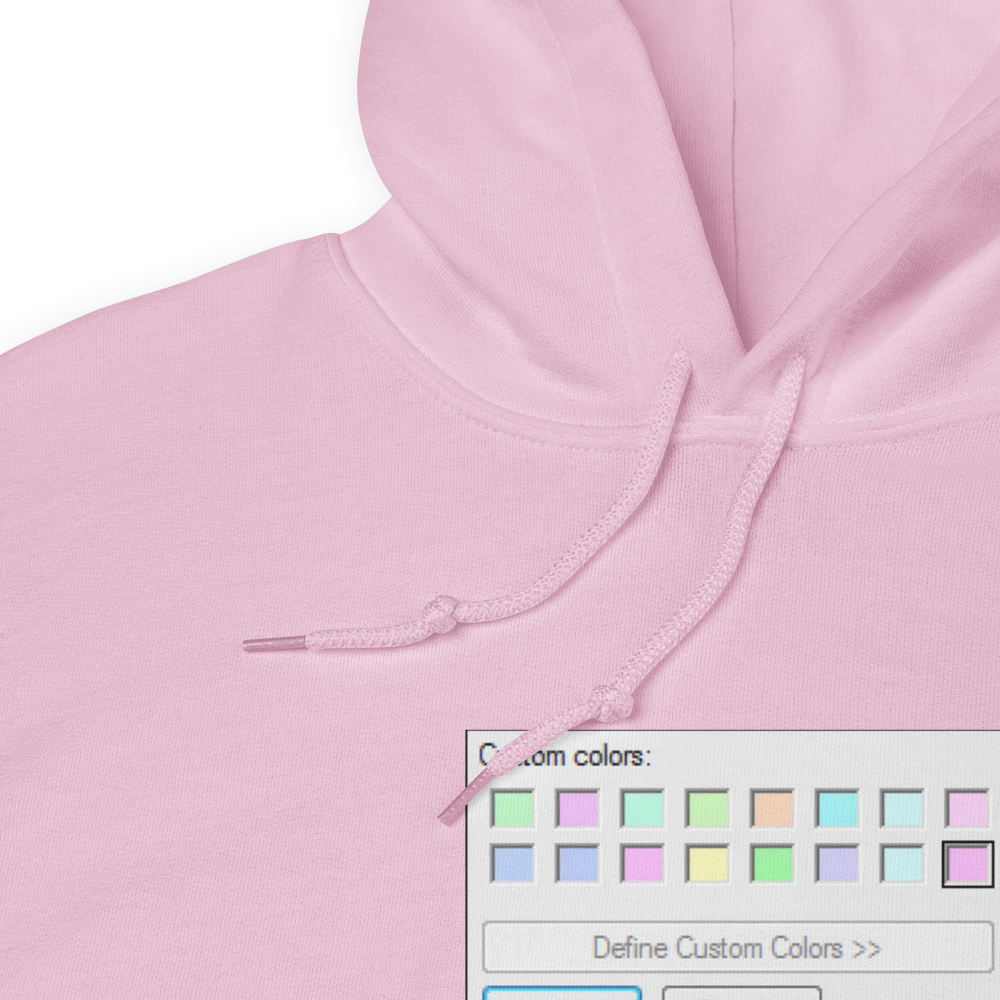 PASTEL RGB COLOR HOODIE on Storenvy
