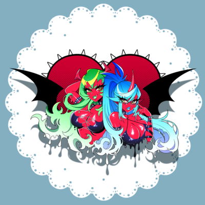 Scanty & kneesocks sticker [eta: late july]