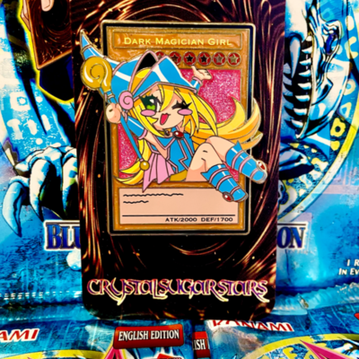 Dark magician girl enamel pin