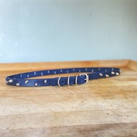 Staggered 1-Row short British stud belt (3 D-Rings) - Thumbnail 4
