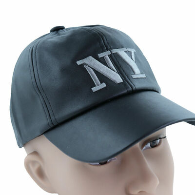 Men women black color fabric fashion baseball cap ny hat new york city unisex