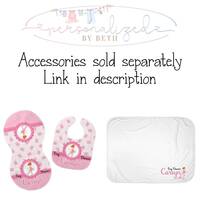 Personalized by Beth - Baby Girl Personalized Pink Ballerina Footed Sleeper Coming Home Outfit - Thumbnail 1