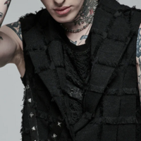  MEN GOTHIC PRINTED LONG SLEEVE SHIRT WITH FIT CUTTING - Thumbnail 4