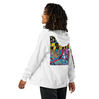 MW with doubleDRNFX Unisex Hoodie (black/white) - Thumbnail 2
