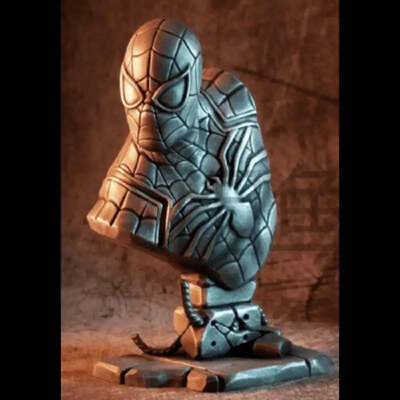 1/10 bust 100mm resin superhero model kit spider-man unpainted