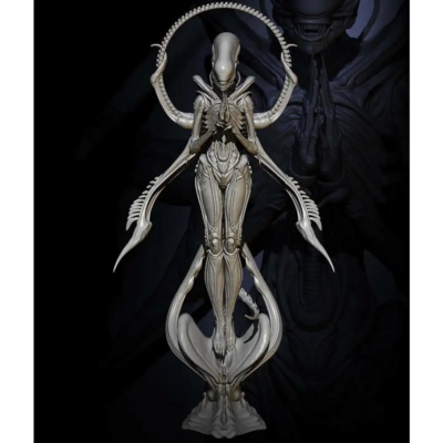 1/16 110mm Resin Model Kit Warrior Alien Monster Unpainted