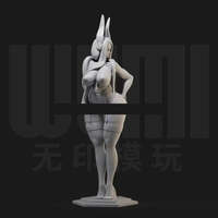 1/18 Resin Model Kit Nudes Beautiful Girl Big Body Dancer Fantasy Unpainted - Thumbnail 2