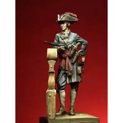 1/24 75mm resin model kit warrior english pirate unpainted