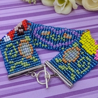 Red Hero & Princess Beaded Bracelet - Thumbnail 1