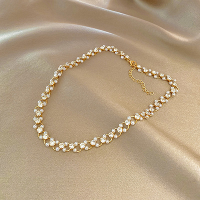 Fashion Titanium Steel Necklace Clavicle Chain - X1008