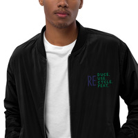 Premium recycled bomber jacket - Thumbnail 13