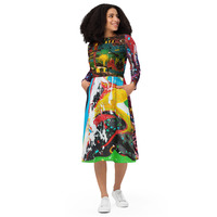 MW long-sleeve dress - Thumbnail 7