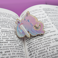 Octopus Prince Wooden Pin - Thumbnail 1