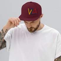 Gorra Plana "Vzla" Bordado Alto Relieve Snapback Hat
