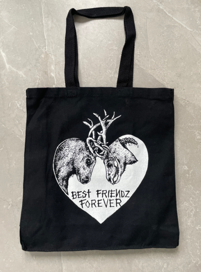  "Best Friendz Forever" Tote Bag (black)