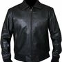 Happy Days Henry Winkler Fonzie Black Leather Motorcycle Jacket Coat-1