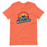 It Burns When I P - Funny Shirt for an Oddly Specific and Ironic Statement, Sarcastic Meme T-Shirt - Stupid, Iconic, and Weird Unisex Gift - Thumbnail 5