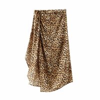 Fashionable Animal Print Wrap Skirt - Thumbnail 1