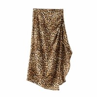 Fashionable Animal Print Wrap Skirt - Thumbnail 2