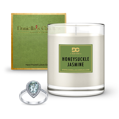 Honeysuckle Jasmine Surprise Jewelry Candle by Daniella's Candles
