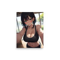 Post Workout Selfie - Thick Matte Paper Poster - Thumbnail 3