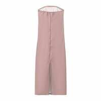 Temperament Positioning Print Tube Top Slit Dress - Thumbnail 1