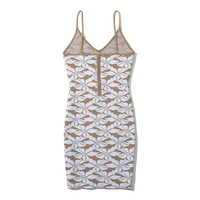 V-neck knitted suspender dress - Thumbnail 1