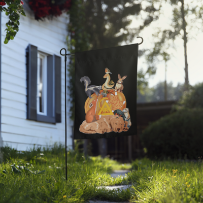 Illumiknotty Halloween 2024 Garden flag