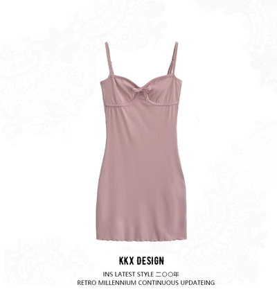 Bow Tie Slim Dress