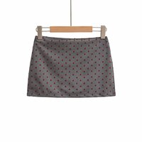 Retro polka dot anti-exposure skirt - Thumbnail 3