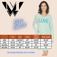 White Mark Women's Long Sleeve Sleepshirt - Thumbnail 7