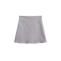 Retro high waist hot girl lace anti-exposure skirt - Thumbnail 1