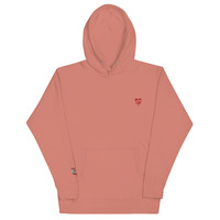 Nyvi Love Embroidery Unisex Hoodie - Thumbnail 10