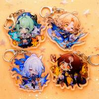 Honkai: Star Rail Character Keychains - Perfect Gift for HSR Fans - Ultra High Quality - Thumbnail 4