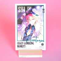 Honkai: Star Rail - Kingsman - Aventurine Photocard Set - Set of 2 - Feat. Original Art - Perfect for Aventurine Fans! - Thumbnail 1