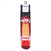 Bowling Socks Fun Crazy Bowling Strike Socks Love Personalized Socks Crazy Bowling Crew Socks - Thumbnail 3