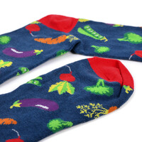 Men's Vegetables Socks Fun Novelty Socks Crazy Fun Lovely Food Crew Socks Groomsmen Wedding Socks - Thumbnail 4
