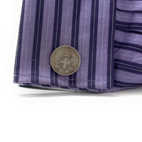 Rare Italy Coin Cufflinks Authentic 20 Centesimi Marcos 1918-1920 Villa Italy Tie Tack Lapel Pin Italia Rome Italian Coin Naples Venice Rome - Thumbnail 4