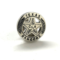 Texas Ranger Lapel Pin Law Enforcement Badge Enamel Pin State Police Big Lone Star State Tie Tack Pin Detective Texas Ranger Gift - Thumbnail 1