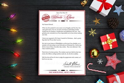 Letter from Santa