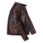  Mens Jacket Brown Real Leather Jacket Brown Leather Jacket 2024-3