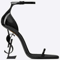 French-inspired Twist Stiletto Sandals - Thumbnail 3