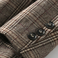 Autumn Single Breasted Elegant Ladies Suit Coat - Thumbnail 3