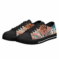 Mens Coral Black Sneakers - Thumbnail 8