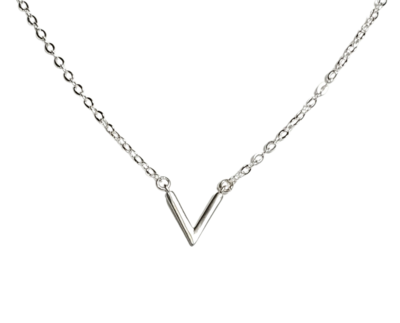 Dainty Minimalist Chevron Necklace