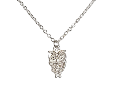 Adjustable Owl Necklace for Layering
